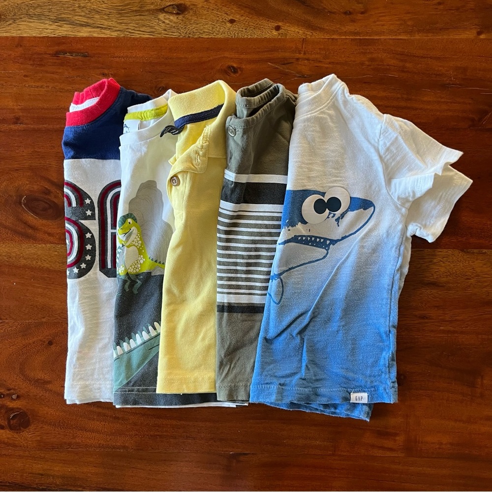 Toddler boy summer t-shirt bundle